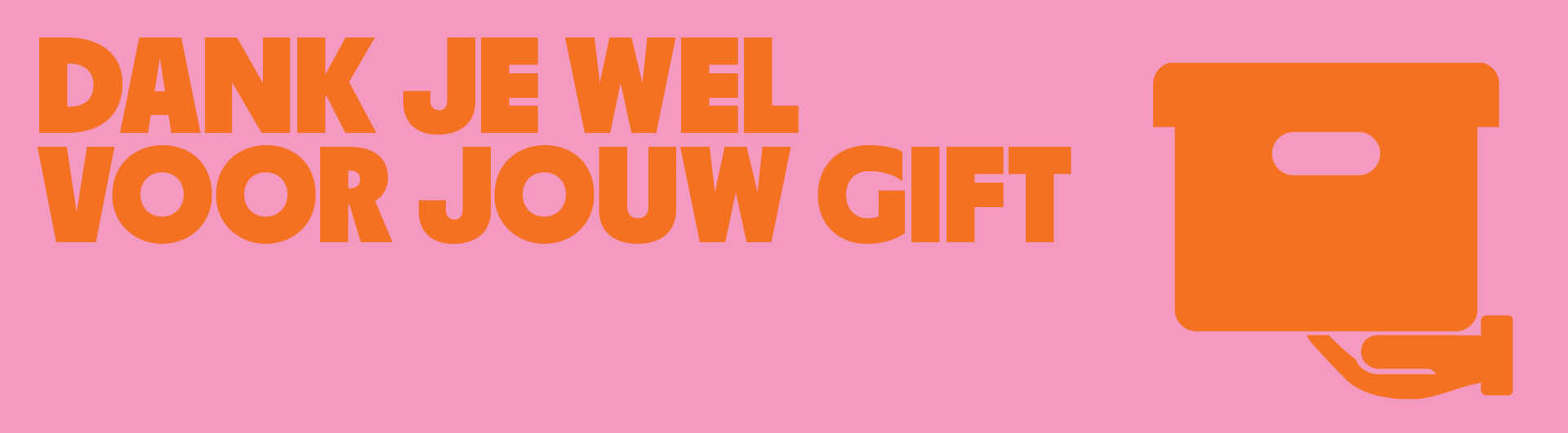 voor jouw gift